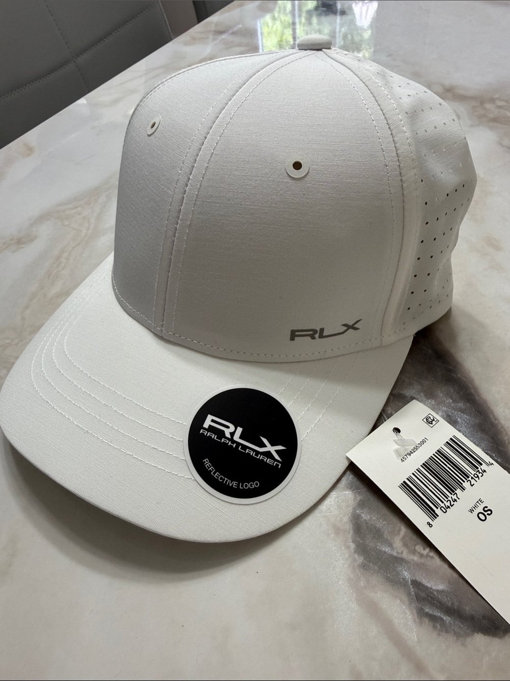 Ralph Lauren RLX White Performance Cap (Unisex)